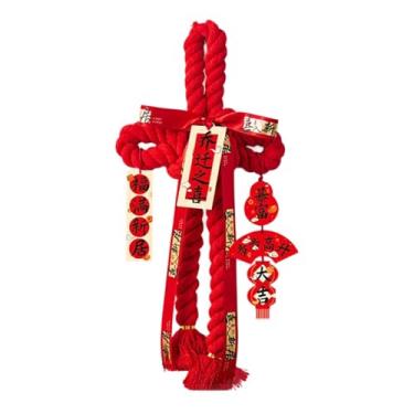 Imagem de Fancyes Pingente de Nó Chinês, Decoração para o Festival da Primavera, Decoração Feng Shui para o Ano Lunar, para Loja, Parede, Teto, Restaurante, Style a
