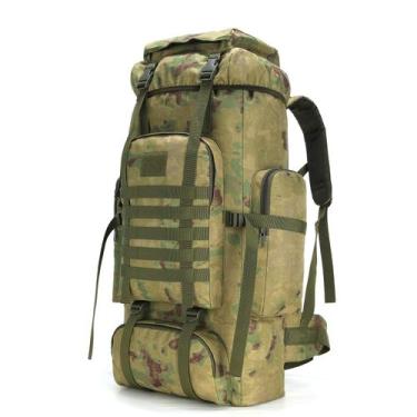 Imagem de Mochila de Senderismo W WINTMING 70L/100L Camping Mochila MOLLE
