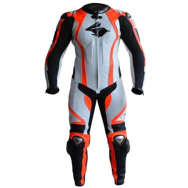 Imagem de Macacão de Couro Motociclista - ENERGY - Racing Rabbit-Masculino