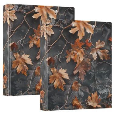 Imagem de Pasta de papel com folhas de bordo, fichário de 3,8 cm, 3 anéis, tamanho A4, fichário comercial, pacote com 2