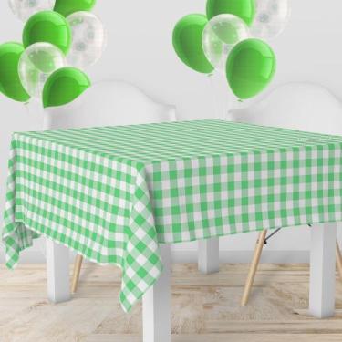 Imagem de 4 Toalha Mesa TNT Xadrez Festa Junina Italiana Vd 140X140 - Idealiza