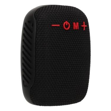 Imagem de Irfora Poderoso Alto-falante à Prova D'água Com Suporte de Bicicleta, 2 Conexões de Alto-falante Sem Fio, Suporte Rádio, Inserção Cartão Memória, Material ABS, Fácil Transporte (Preta)