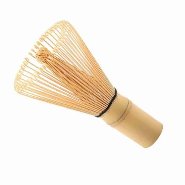Imagem de Dioche Batedor de chá Natural Chasen Batedor Matcha Profissional para Cerimônia de chá Japonesa Tradicional Feito à Mão Com 80 Pontas de 64 Pontas 100 (Chang Sui (64 livros))