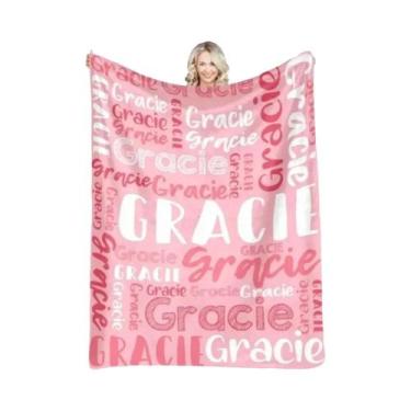Imagem de Cobertor De Flanela Personalizado Em 30 Cores Para Meninas, Meninos, B