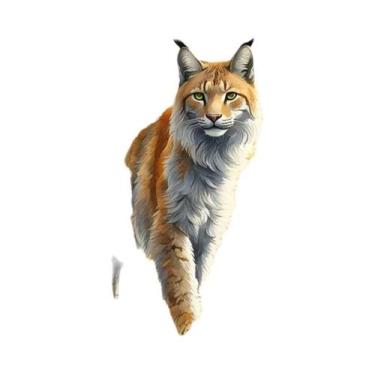 Imagem de Pintura Em Tela Sem Moldura Com Tema De Animal Lince Para Decoração De