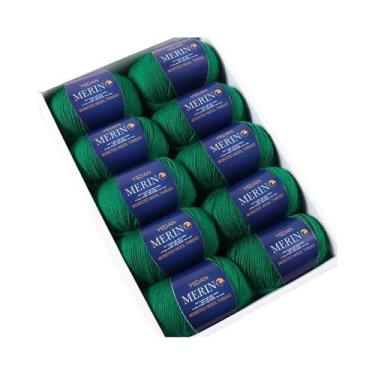 Imagem de Fio De Lã Fina De 500g Para Tricô DIY Feito À Mão Moda Outono Inverno 