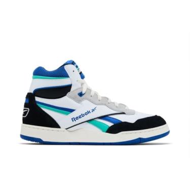 Imagem de Reebok Tênis unissex adulto Bb4000 Ii Mid, Branco/preto/verde desencadeado, 40 BR