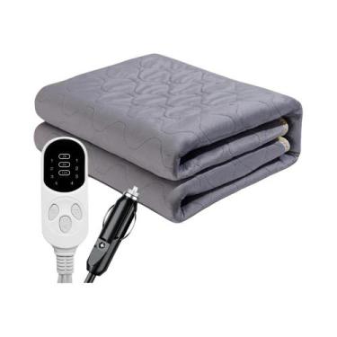 Imagem de Cobertor Elétrico Aquecido 12V Para Carros, Viagens Ao Ar Livre E Camp
