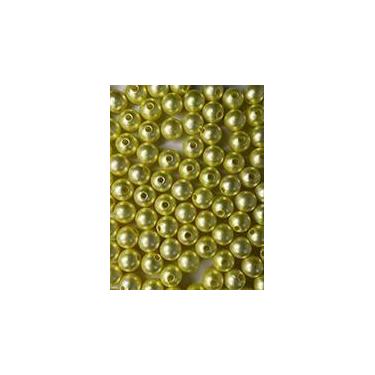 Imagem de Pérola - Amarela clara - 4mm - Aprox. 5000 peças - 100g - La Mode Arte