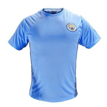 Imagem de Camiseta Manchester City Adulto Oficial Time Futebol Com NF-Unissex