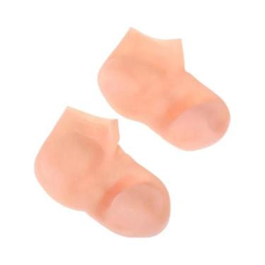 Imagem de Peúgas do cuidado de pé do rachamento do silicone anti, gel hidratando