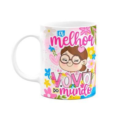 Imagem de Caneca dos Avós Cartoon - A melhor vovó do mundo - M2 - JPS INFO