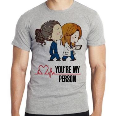 Imagem de Camiseta  Grey's Anatomy Meredith Cristina Blusa criança infantil juve