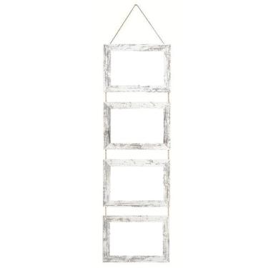 Imagem de Generic Porta-retratos vertical retrô com corda, ideal para cozinha, estúdio, sala de estar e como presente de boas-vindas. Perfeito para fotos 10x15, 4 Abertura