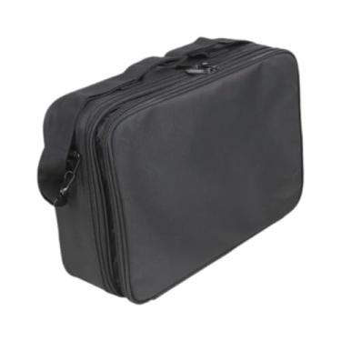 Imagem de Kokiya Bolsa para guardar o controle remoto do avião, com fecho de zíper, a impactos e leve, na cor preta, L