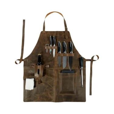 Imagem de Avental Profissional Impermeável De PU Sem Mangas, Fácil De Limpar, Mu