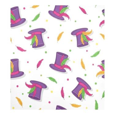 Imagem de Blueangle Capa de ímã de lava-louças cartola carnaval, decoração de capa frontal de lava-louças, adesivos de eletrodomésticos, adesivos de eletrodomésticos, 58 cm C x 66 cm adesivo magnético