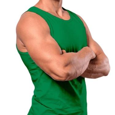 Imagem de Camisa Regata Masculina 100% Algodão Camiseta sem manga Básica - DDC M