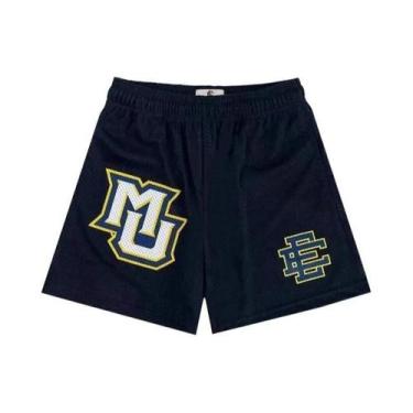 Imagem de Bermuda Casual De Verão Para Homens Em Malha Floral Para Academia E Ba