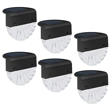 Imagem de Lâmpada de Parede Solar Decoração Paisagem Jardim LEDs Energia IP55 Luz Ambiente com Controle Inteligente Modos Iluminação Duplos Quente RGB Longa Duração para Pátio Caminho