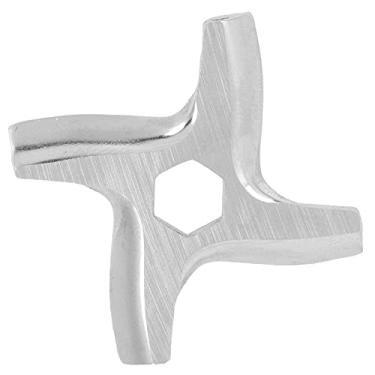 Imagem de AYNEFY Lâmina de Moedor de Carne de Substituição de 2 Peças, Lâmina de Aço Universal para Moedor de Carne Manual Acessórios de Moagem Elétrica Peças de Lâminas Cortador de Faca de Aço