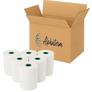 Imagem de Bobina Térmica Branca 80x30 – Kit com 30 Rolos, Papel Térmico Direto, Impressão Nítida Sem Ribbon, Ideal para Cupons, PDV e Impressoras Térmicas