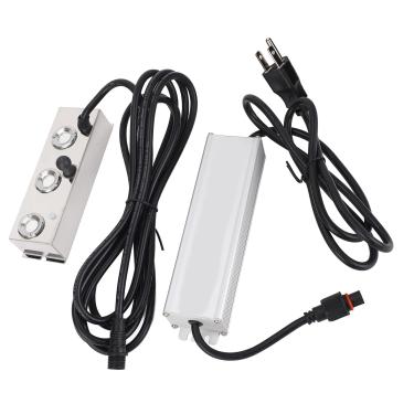 Imagem de Garosa Fabricante de Névoa Ultrassônica de 3 Cabeças, Nebulizador de Aço Inoxidável Com Saída de 1500 Ml/h para Recursos de água de Paisagem Interna e Externa (Plugue dos EUA)