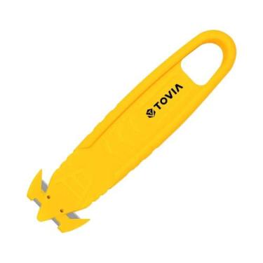 Imagem de Estilete De Segurança Para Abrir Caixas, Cortar Papelão, Encomendas E 