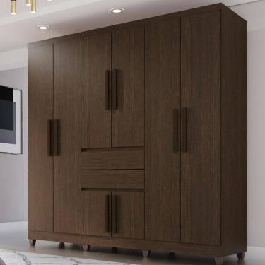 Imagem de Guarda-Roupa 8 Portas 2 Gavetas Master Top Imop Moveis