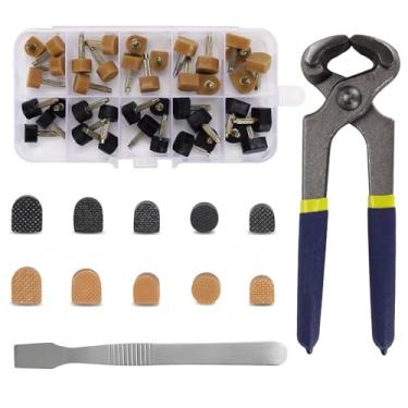 Imagem de Adorila Conjunto De Reparo Salto Sapato, 5 Pontas Tamanhos Diferentes Para Peças Reposição Sapatos Altos, Mulheres