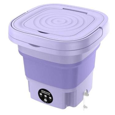 Imagem de Mini Máquina Lavar Roupa Dobrável