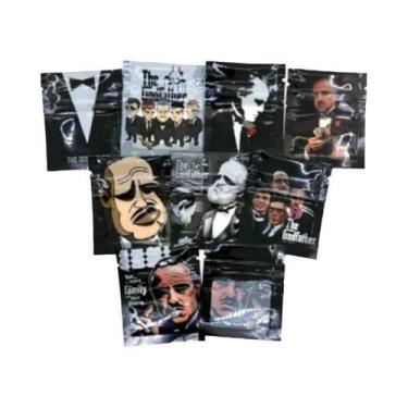 Imagem de 50 Sacos Ziplock Mylar Reutilizáveis 5x6cm, Impermeáveis E À Prova De 