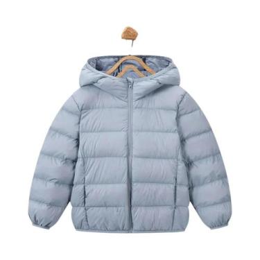 Imagem de Jaqueta Com Capuz Para Meninos E Meninas, Parka Leve De Penas De Pato 