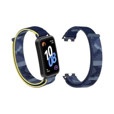 Imagem de Pulseira De tiras autocolantes De Nylon Respirável Para Huawei Band 10