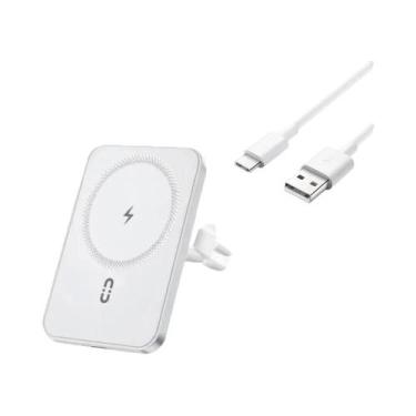 Imagem de Carregador Sem Fio Magnético De 30W Para Carro, Suporte Para Telefone 