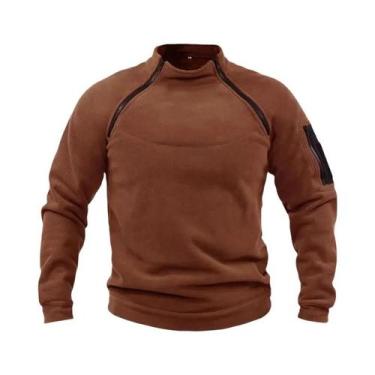 Imagem de Jaqueta Tática Militar Masculina De Fleece, Pullover Casual, Sweatshir