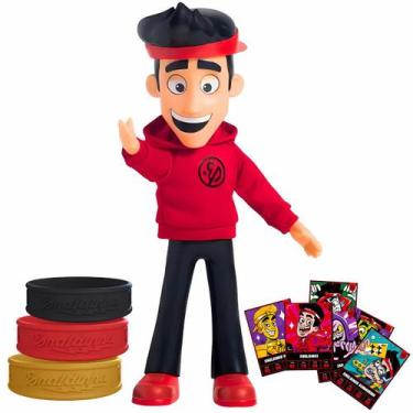 Imagem de Boneco Original Enaldinho Youtuber 25cm Infantil Pulseira Do Poder Art