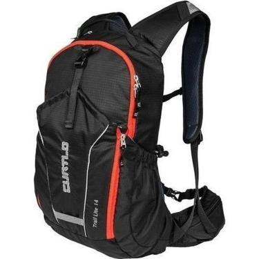 Imagem de Mochila Curtlo Trail Lite - 14 Litros Preta e Laranja-Unissex