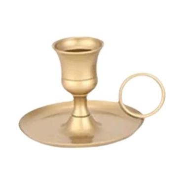 Imagem de Castiçal De Metal Festivo Para Casamento Com Alça, Centro De Mesa Para