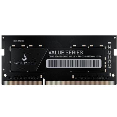 Imagem de Memória RAM para Notebook Rise Mode Value Series, 8GB, 1600MHz, DDR3, CL11 - RM-D3-8G1600NL-Unissex