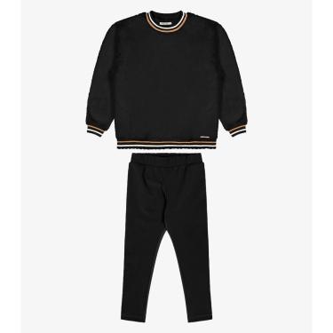 Imagem de Conjunto de Moletom Com Legging Trick Nick Preto-Feminino