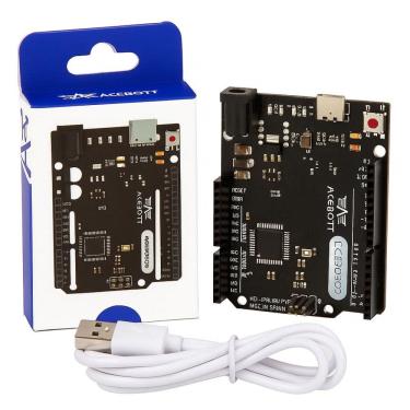Imagem de Placa microcontroladora ACEBOTT Leonardo R3 QA016 ATmega32u4 USB tipo-C 5V compatível A...