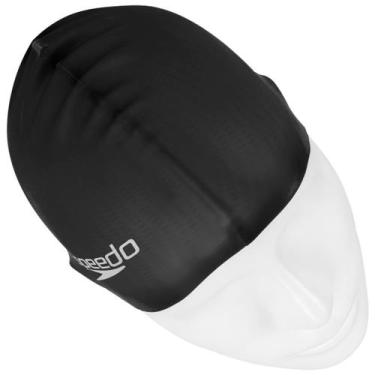 Imagem de Touca de Natação Adulto Speedo Flat Swin Cap Preto, U