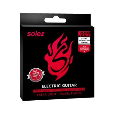 Imagem de Encordoamento Para Guitarra Slg9 Light 009 Solez