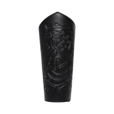 Imagem de Braçadeiras De Couro PU Estilo Medieval Punk Para Punho, Acessório De 