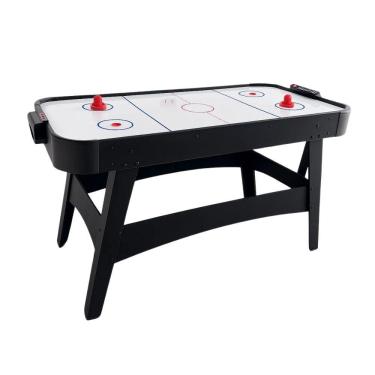 Imagem de Mesa De Air Hockey Preta Mdf Ahead Sports Com Placar Digital
