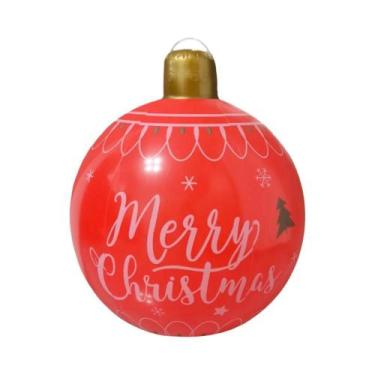 Imagem de Árvore De Natal Inflável Gigante De PVC Com Trenó, Rena E Bola De Neve