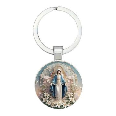 Imagem de Chaveiro com pingente Chaveiro Sacred Heart of Maria para Collec