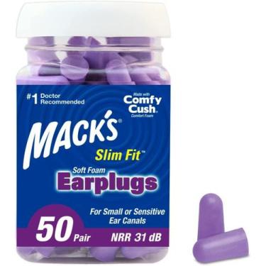 Imagem de Macks Slim Fit Protetor Auricular Earplug Roxo 50 Pares - Mack's