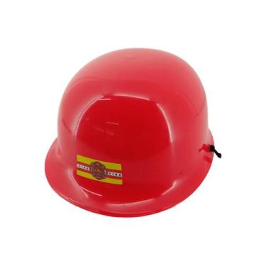 Imagem de Capacete Bombeiros Infantil de Plástico Brincadeiras - Aliança